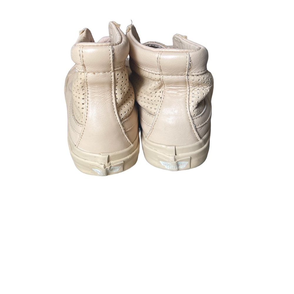 Vans Sk8-Hi Tapered Perforated Leather in Peach Blush Women's Size 6 - Picture 5 of 7
